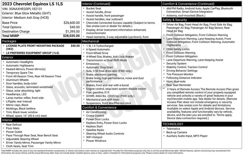 Used 2023 Chevrolet Equinox LS image 5