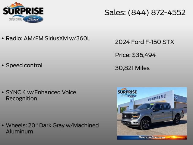 Certified 2024 Ford F150 STX RWD image 13