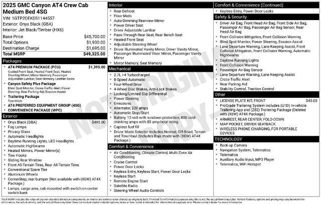 Used 2025 GMC Canyon AT4 w/ AT4 Premium Package image 28