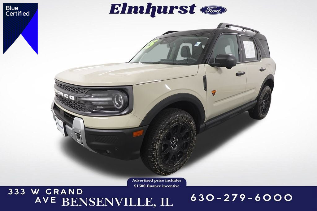 Certified 2025 Ford Bronco Sport Badlands