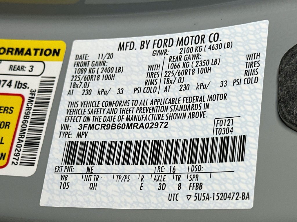 Certified 2021 Ford Bronco Sport Big Bend w/ Big Bend Package AWD/4WD image 21