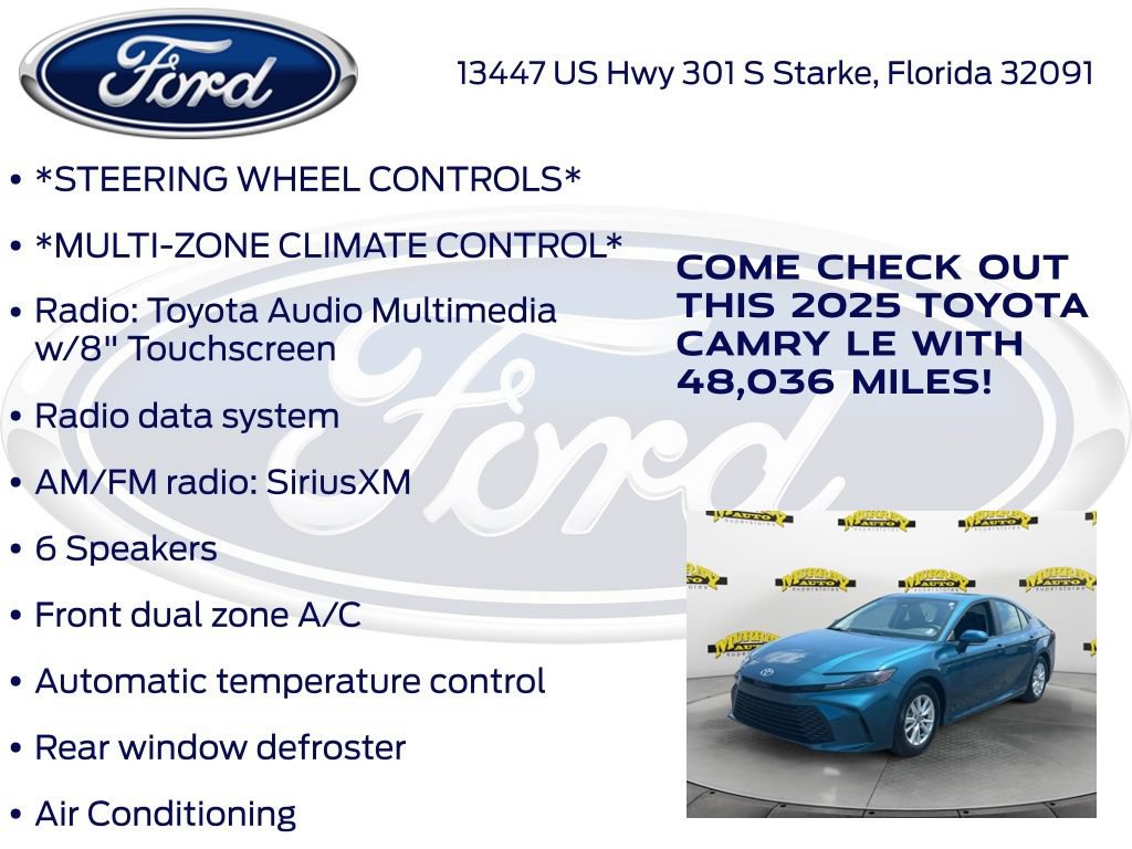 Used 2025 Toyota Camry LE FWD image 17