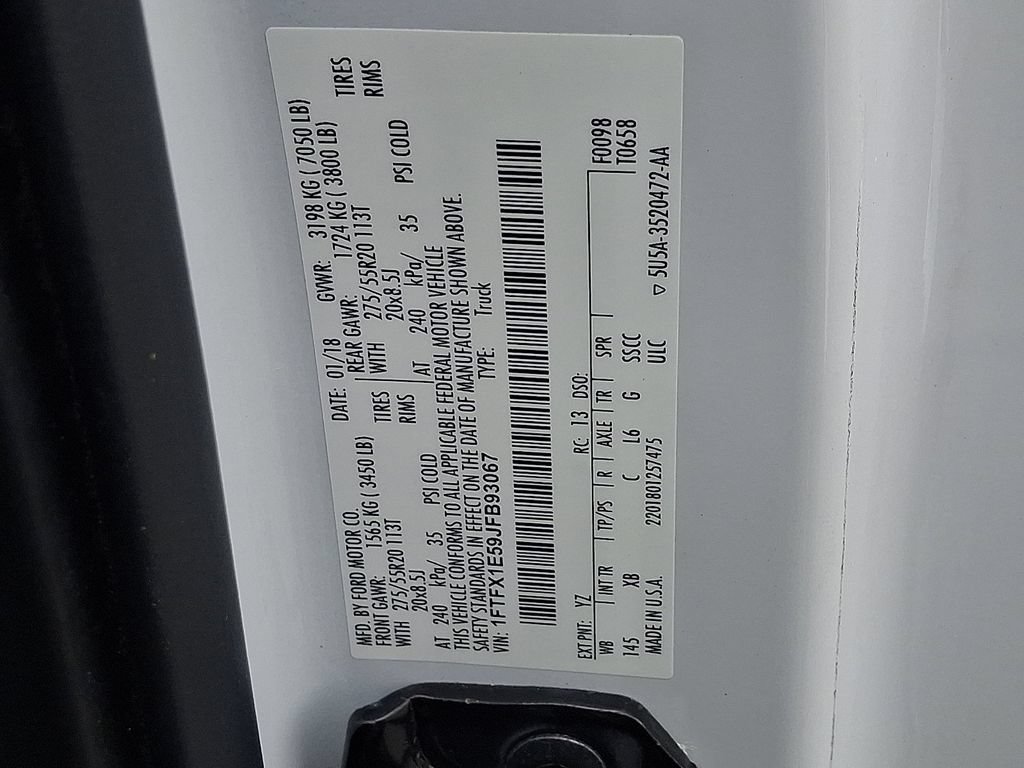 Certified 2018 Ford F150 XLT w/ Equipment Group 302A Luxury AWD/4WD image 26