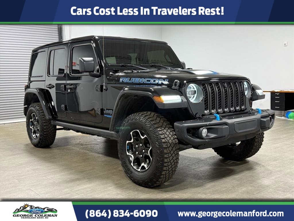 Used 2021 Jeep Wrangler Unlimited Rubicon 4xe w/ Steel Bumper Group