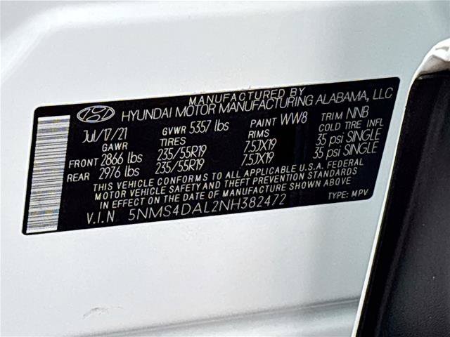 Used 2022 Hyundai Santa Fe Limited AWD/4WD image 36