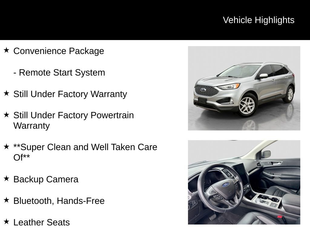 Certified 2023 Ford Edge SEL w/ Convenience Package AWD/4WD image 11