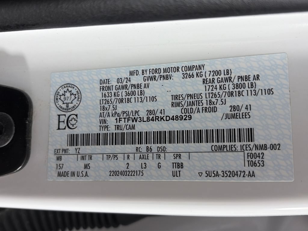 Certified 2024 Ford F150 XLT AWD/4WD image 9