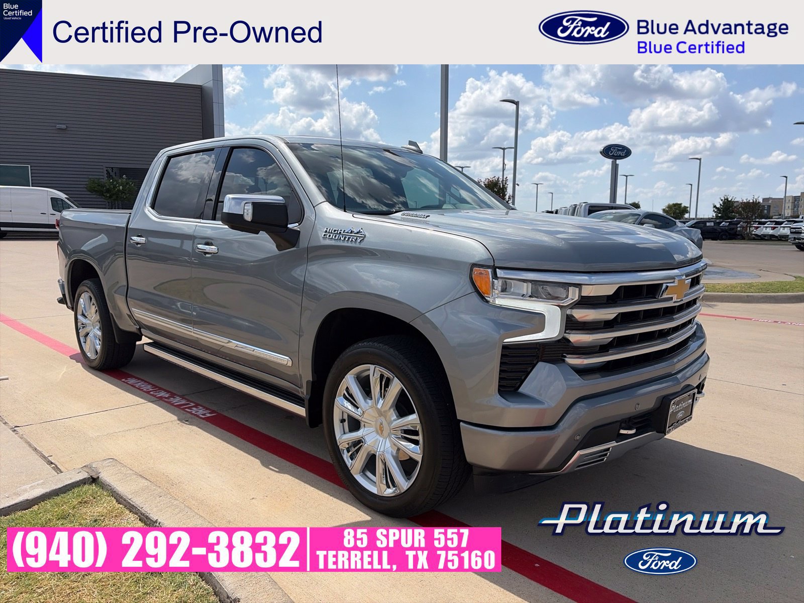 Used 2024 Chevrolet Silverado 1500 High Country w/ High Country Premium Package AWD/4WD image 3