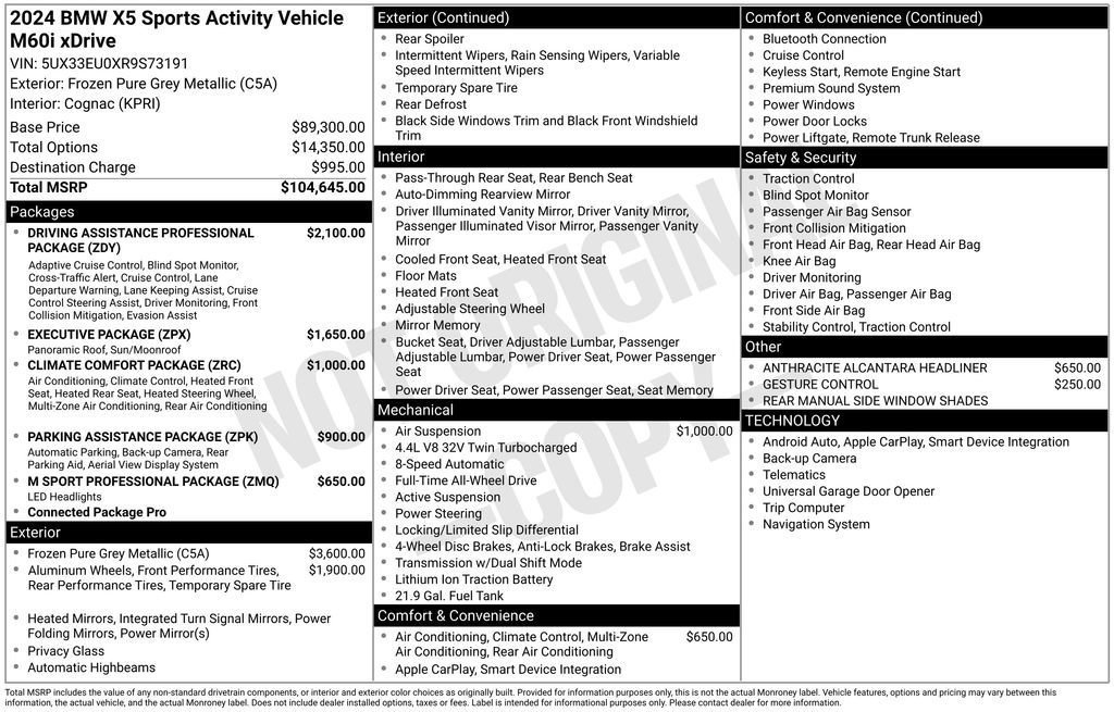 Used 2024 BMW X5 M60i image 14
