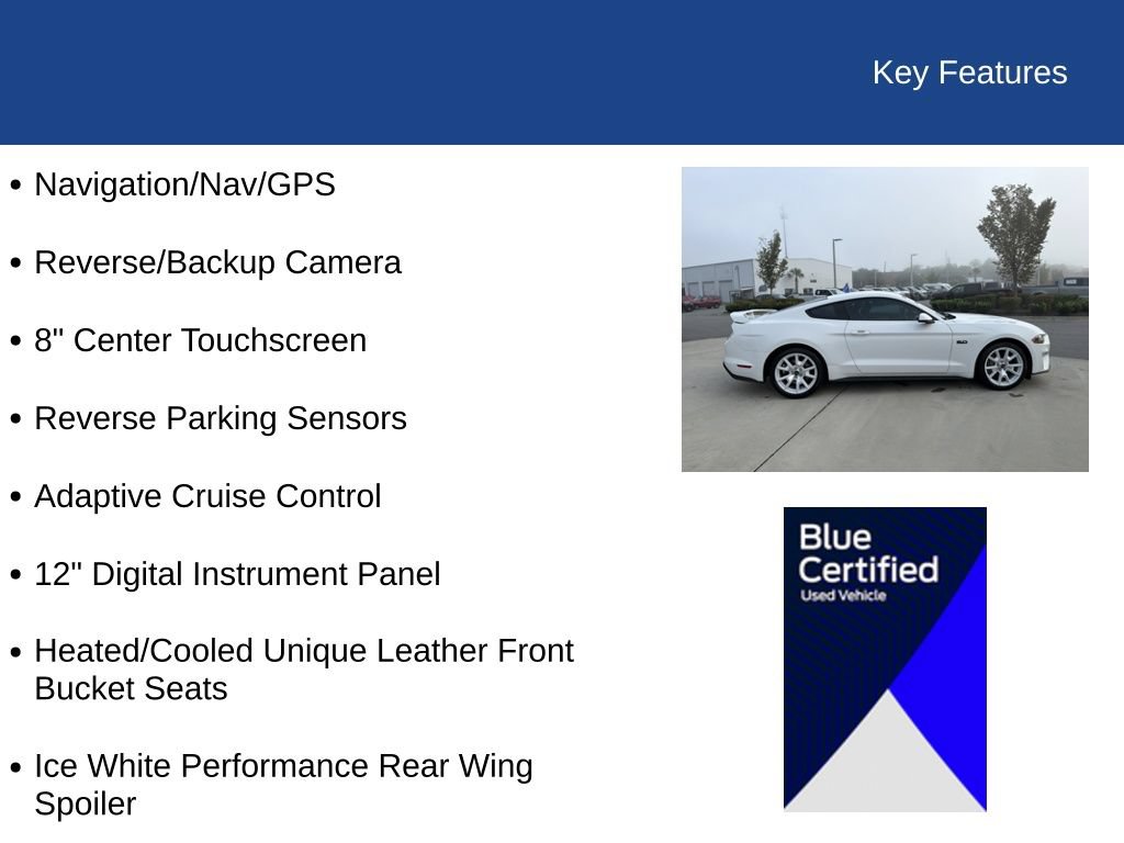 Certified 2022 Ford Mustang GT Premium w/ Equipment Group 401A RWD image 29