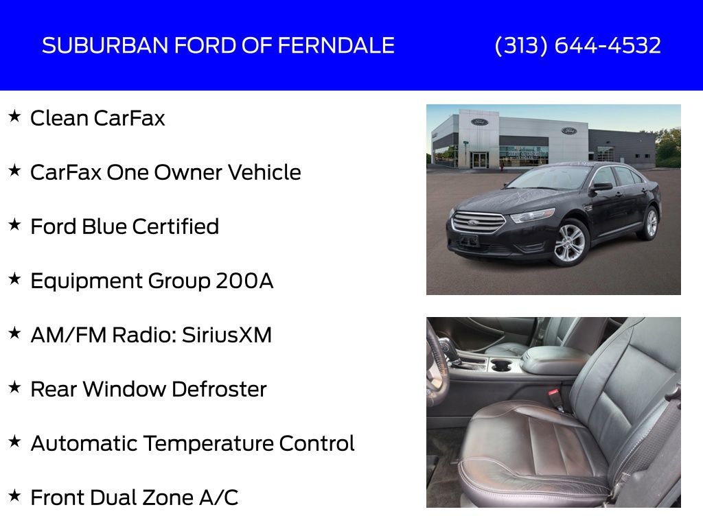 Certified 2018 Ford Taurus SEL image 4