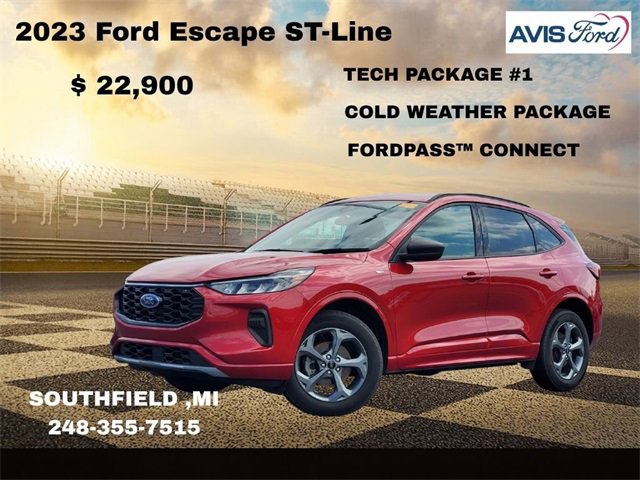 Certified 2023 Ford Escape ST-Line w/ Tech Pack #1