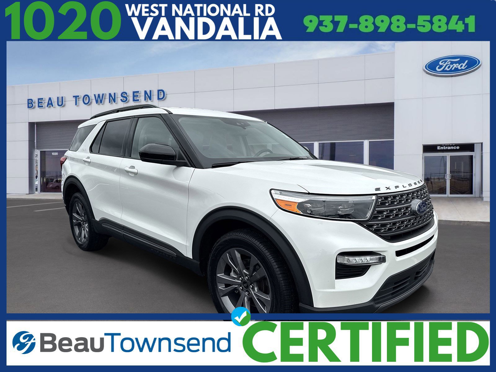 Certified 2022 Ford Explorer XLT w/ Equipment Group 202A
