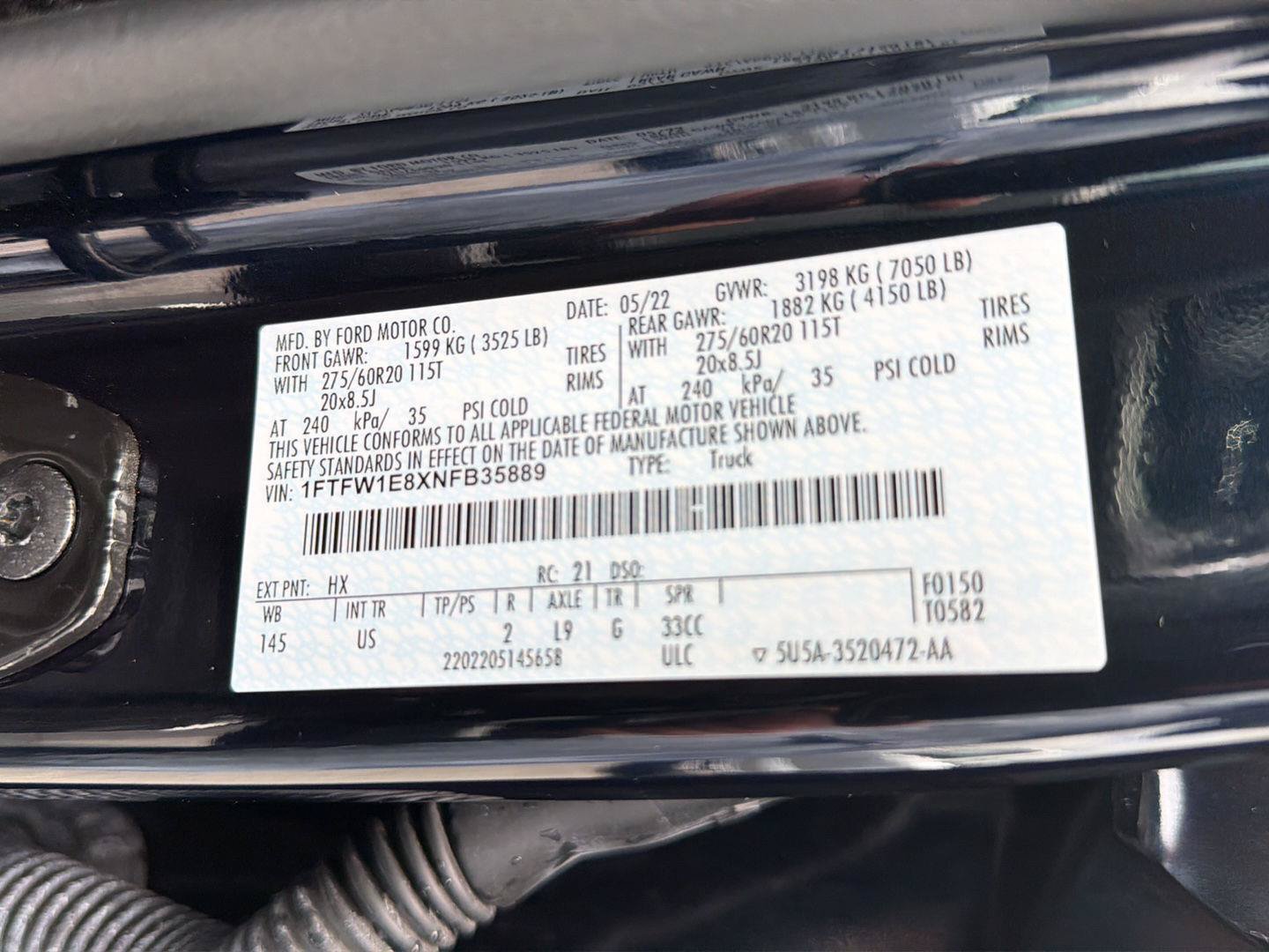 Certified 2022 Ford F150 XLT w/ Equipment Group 302A High AWD/4WD image 42