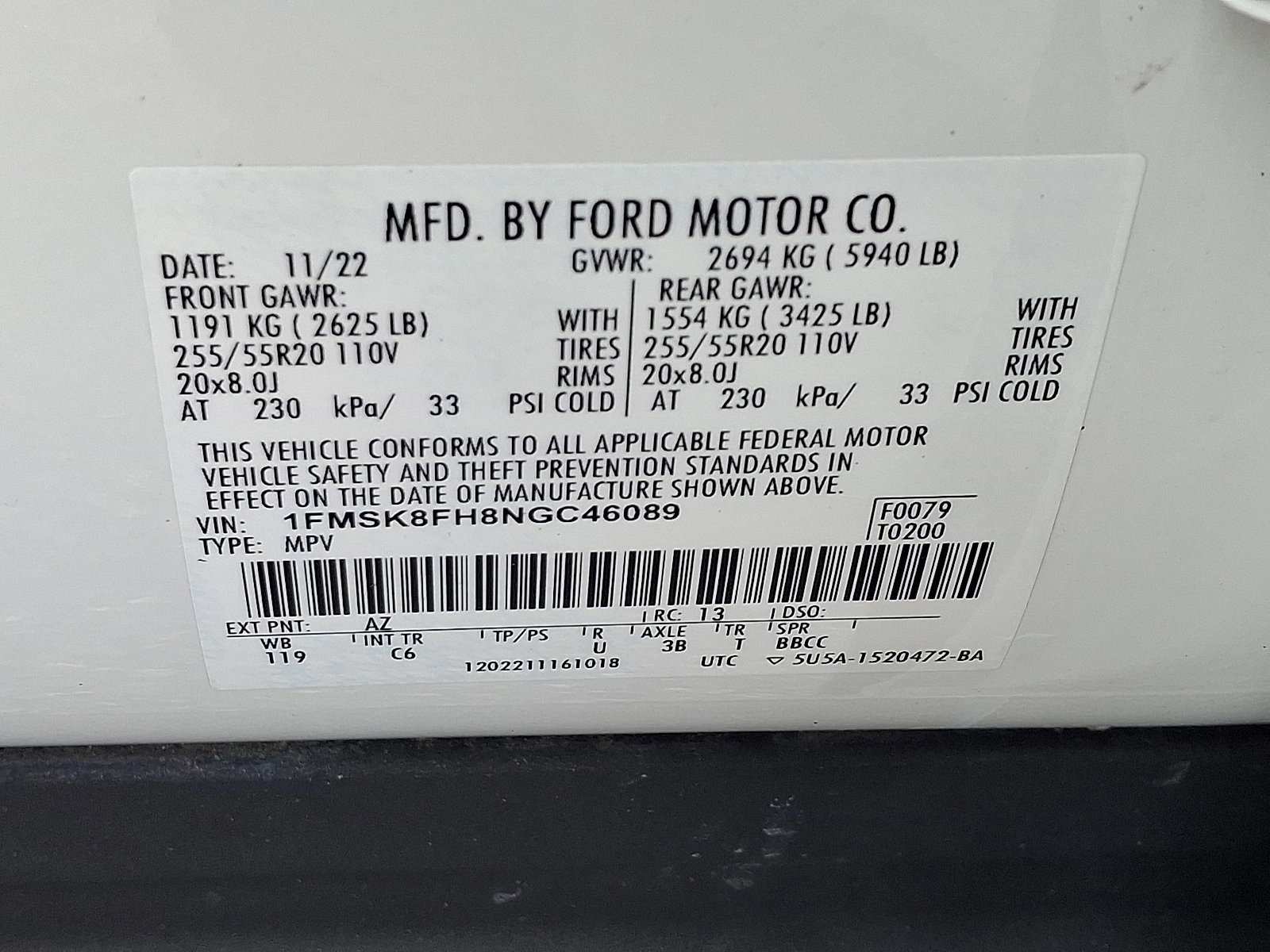 Certified 2022 Ford Explorer Limited w/ Limited Technology Package image 29