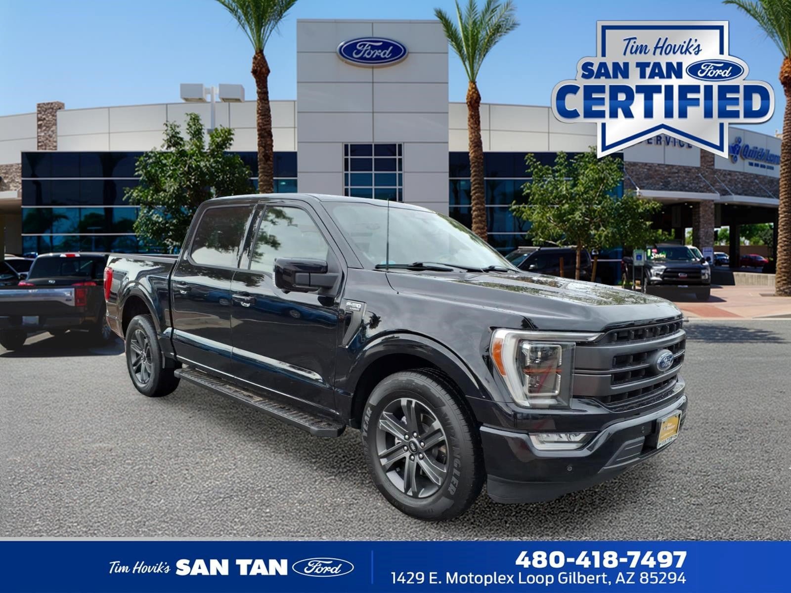 Certified 2023 Ford F150 Lariat w/ Equipment Group 502A High