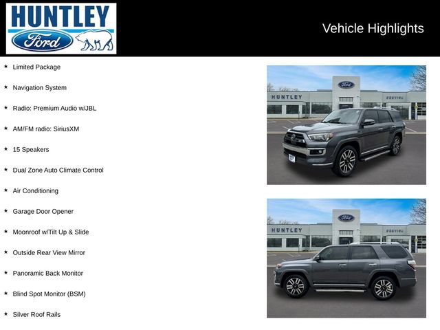 Used 2022 Toyota 4Runner Limited AWD/4WD image 2