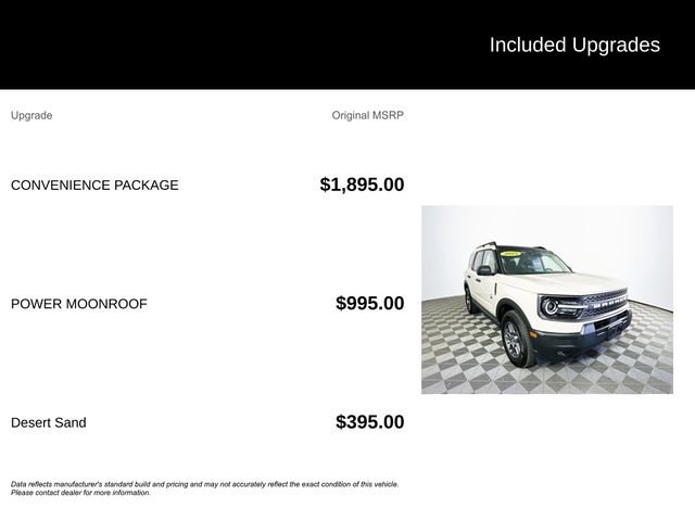 Certified 2025 Ford Bronco Sport Big Bend w/ Convenience Package AWD/4WD image 6