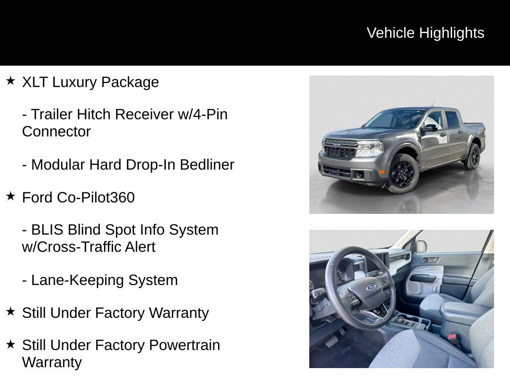Certified 2024 Ford Maverick XLT w/ XLT Luxury Package AWD/4WD image 21