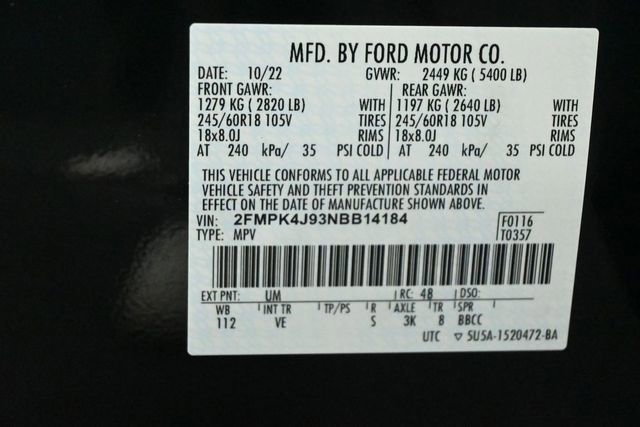 Certified 2022 Ford Edge SEL w/ Convenience Package AWD/4WD image 35