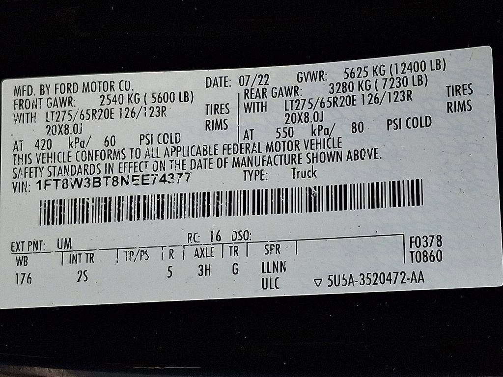 Certified 2022 Ford F350 XLT w/ Black Appearance Package image 27