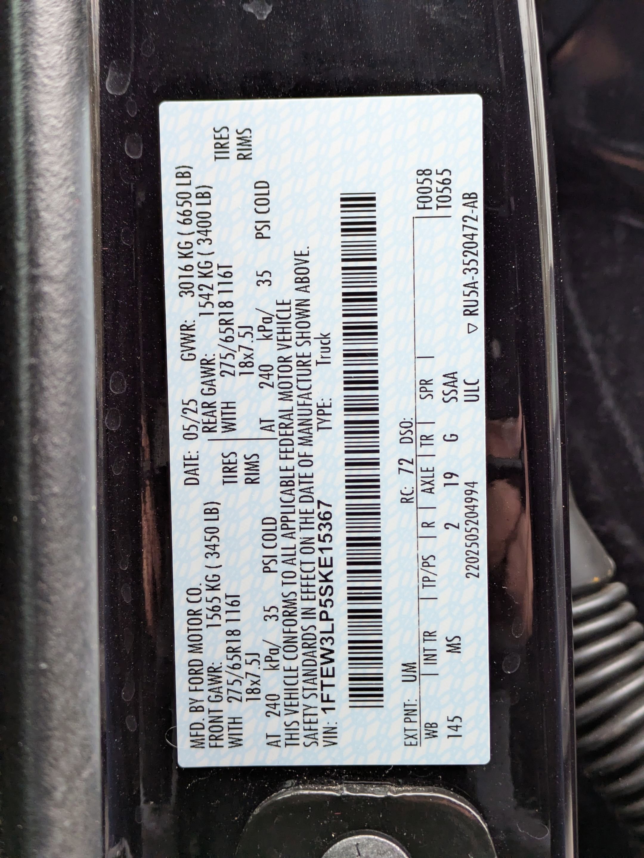 Certified 2025 Ford F150 XLT w/ Equipment Group 301A Standard image 23