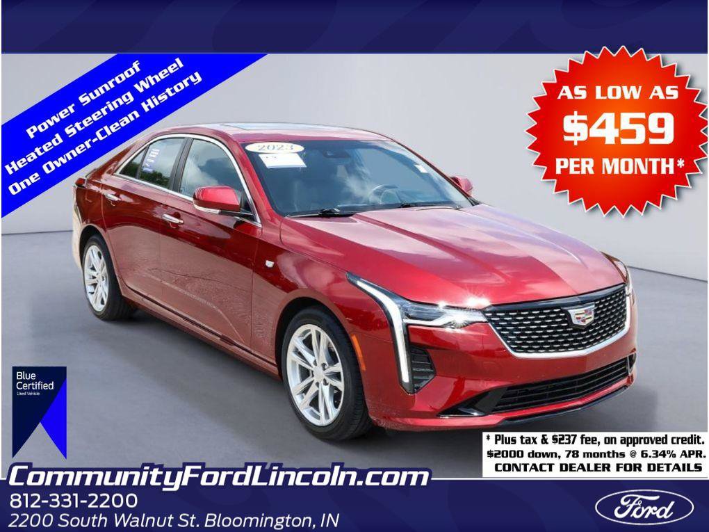 Used 2023 Cadillac CT4 Luxury w/ Sun And Sound Package