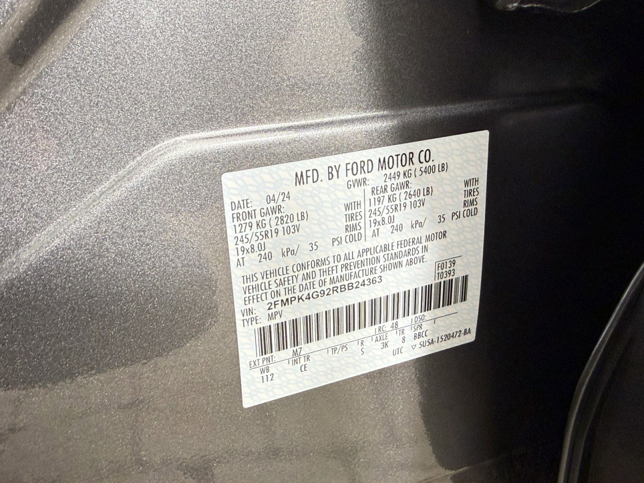 Certified 2024 Ford Edge SE w/ Black Appearance Package image 25