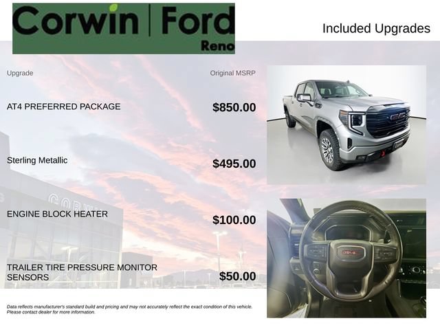 Used 2023 GMC Sierra 1500 AT4 w/ AT4 Preferred Package AWD/4WD image 3