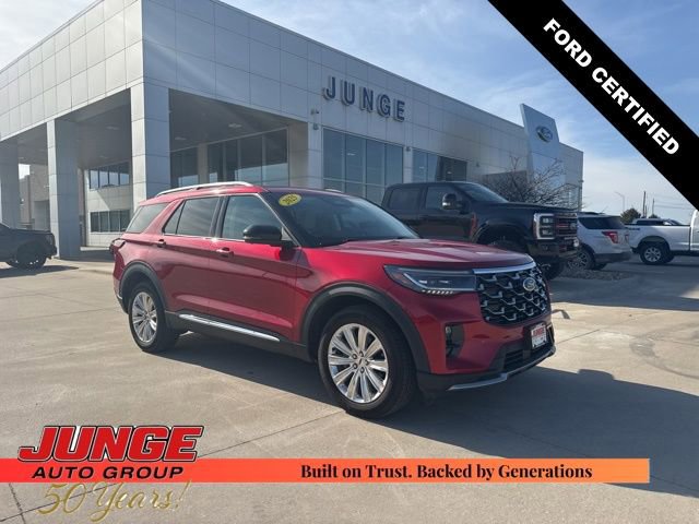 Certified 2025 Ford Explorer Platinum w/ LUX Leather Package image 10