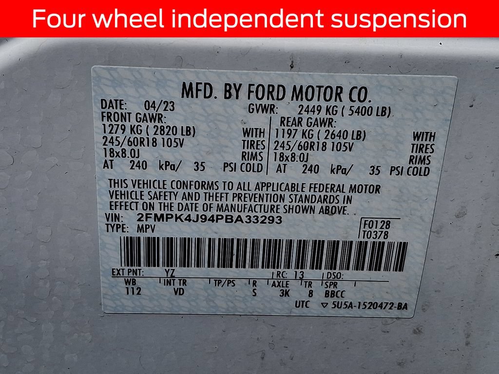 Certified 2023 Ford Edge SEL w/ Convenience Package AWD/4WD image 24