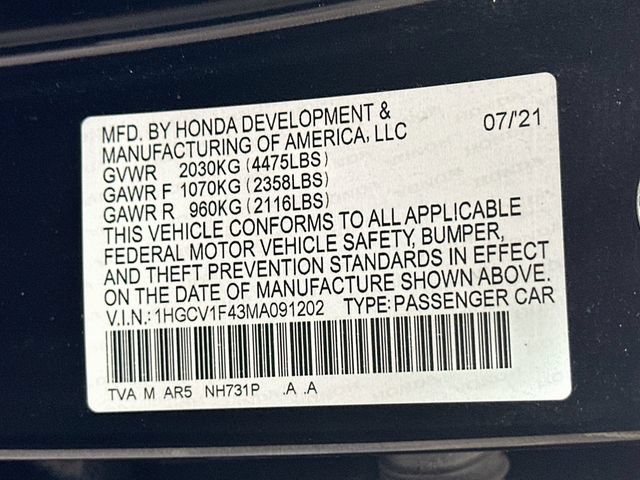 Used 2021 Honda Accord Sport Special Edition image 36