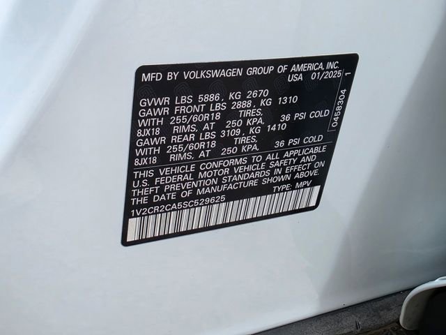 Used 2025 Volkswagen Atlas Peak Edition SE AWD/4WD image 28