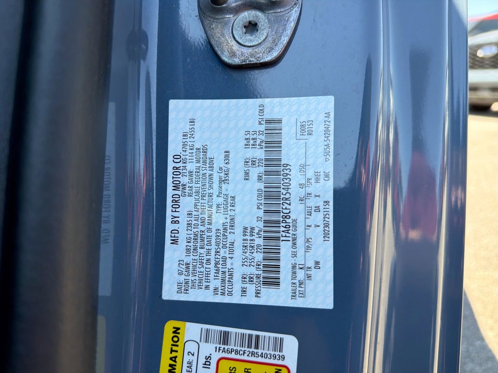 Certified 2024 Ford Mustang GT RWD image 35