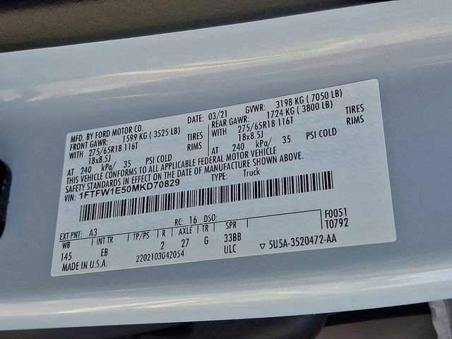 Certified 2021 Ford F150 Lariat AWD/4WD image 28
