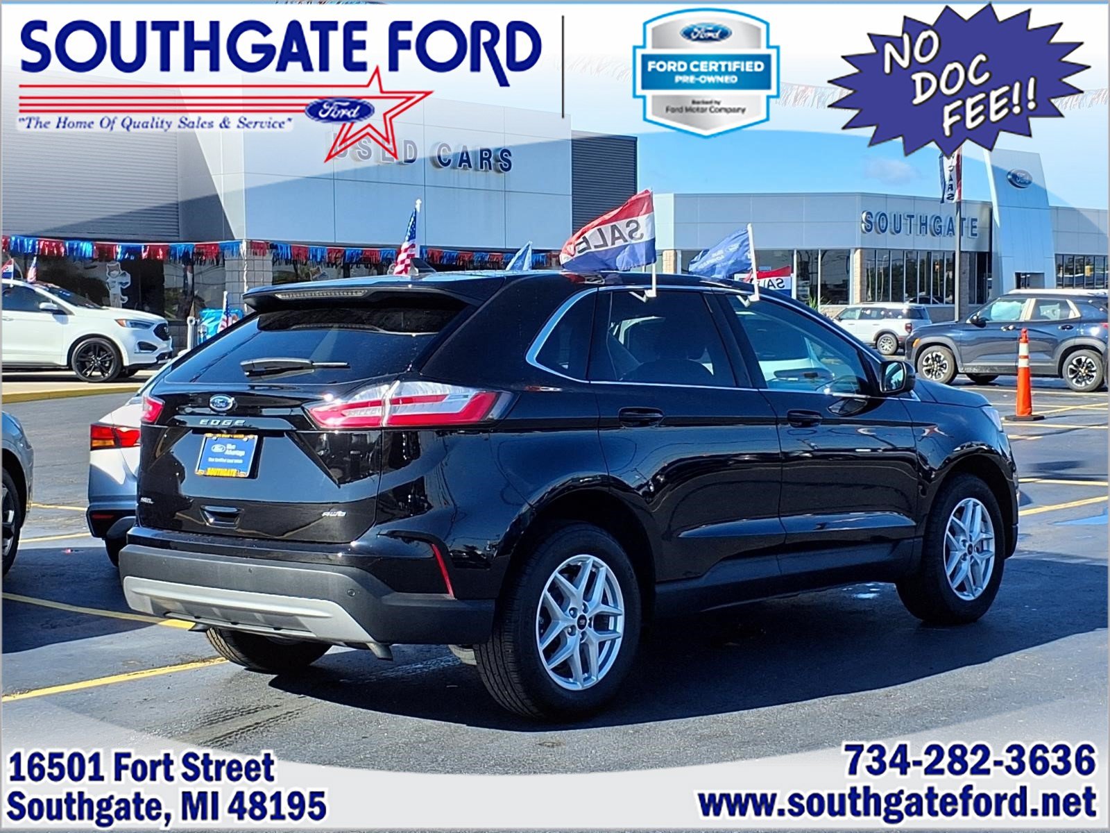 Certified 2024 Ford Edge SEL w/ Convenience Package AWD/4WD image 2