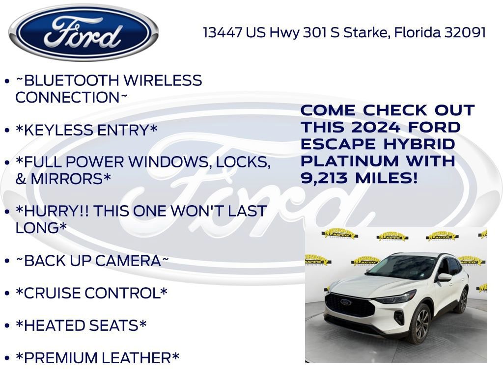 Certified 2024 Ford Escape Platinum w/ Premium Technology Package image 13