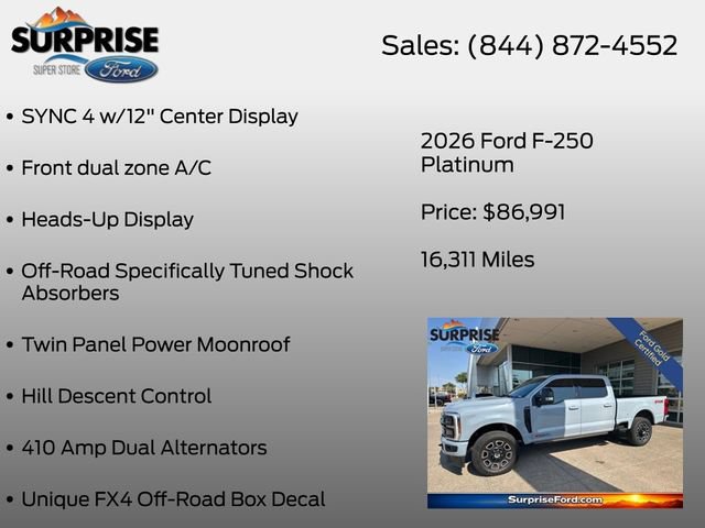 Certified 2026 Ford F250 Platinum AWD/4WD image 26