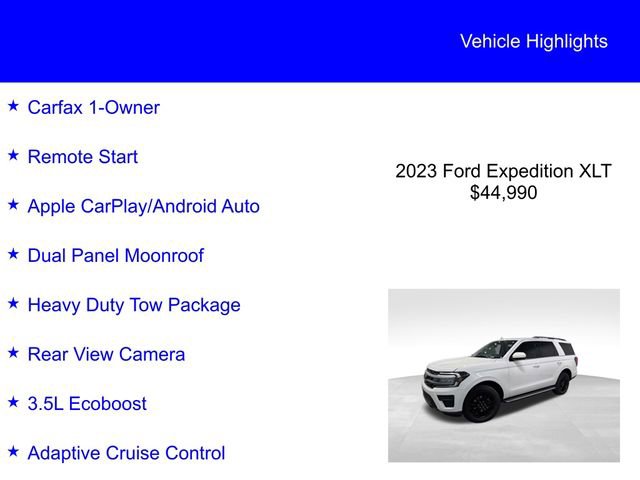 Certified 2023 Ford Expedition XLT AWD/4WD image 3