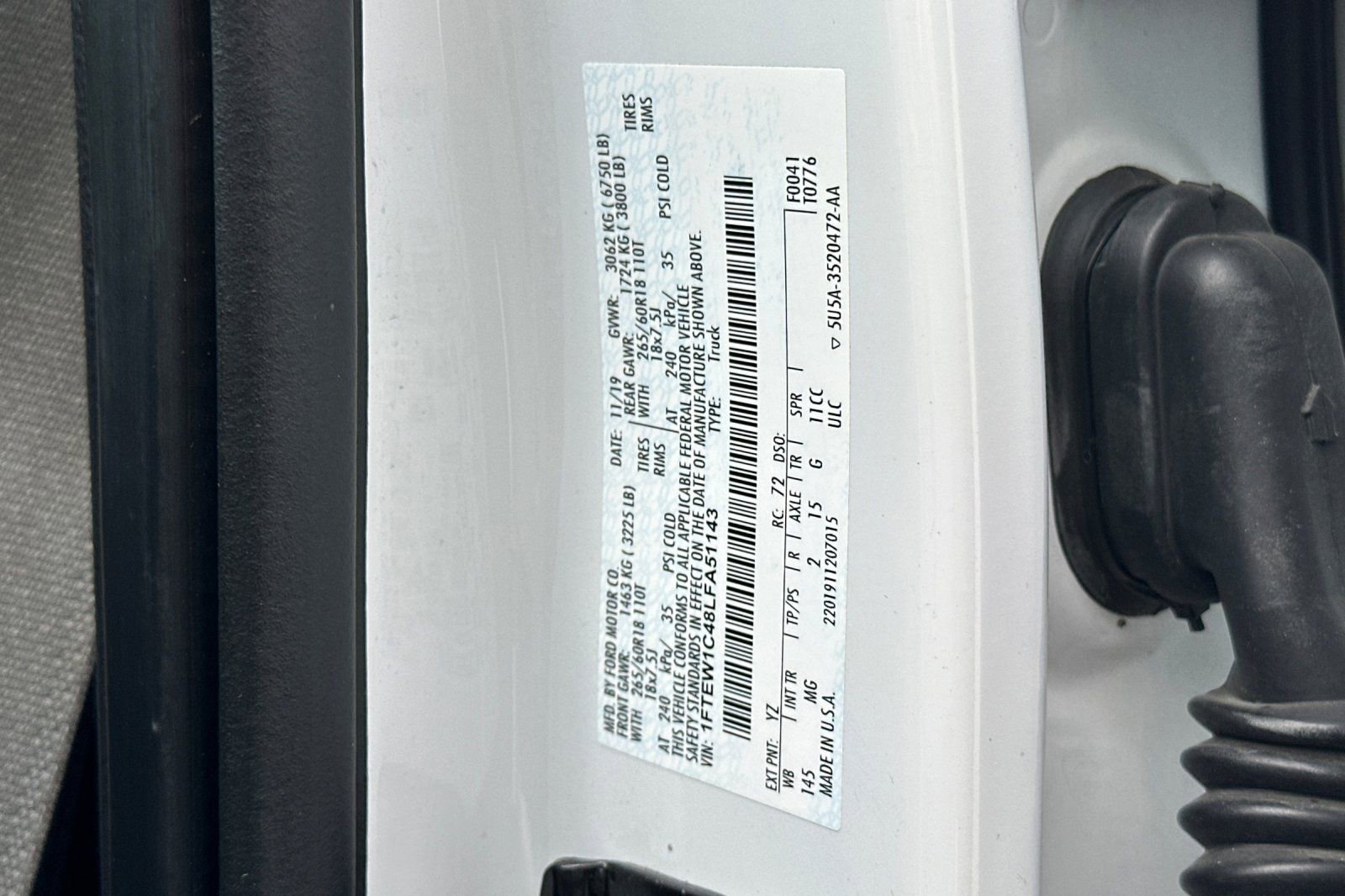 Certified 2020 Ford F150 XLT w/ Equipment Group 302A Luxury RWD image 32