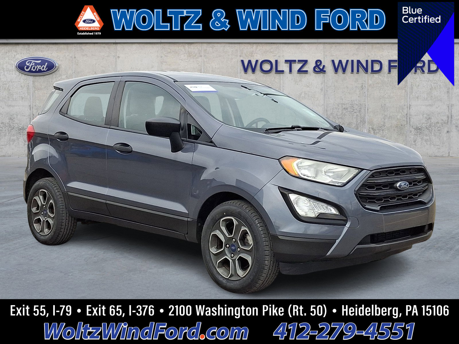 Certified 2018 Ford EcoSport S image 1