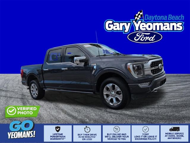 Certified 2022 Ford F150 Platinum w/ Equipment Group 701A High AWD/4WD image 1