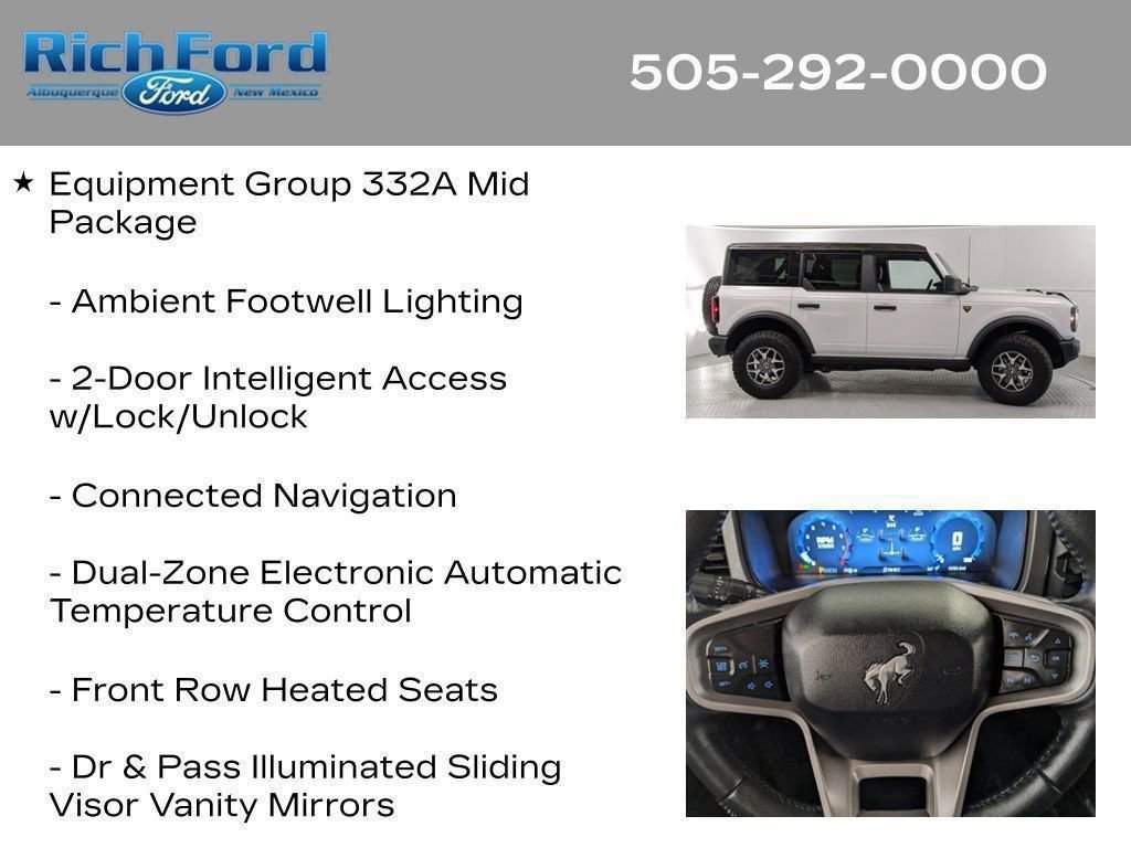 Certified 2025 Ford Bronco Badlands AWD/4WD image 46