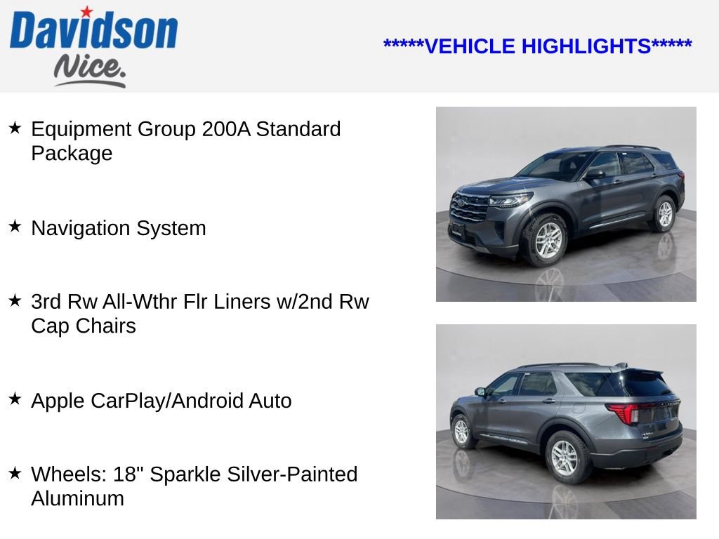 Certified 2025 Ford Explorer Active AWD/4WD image 4