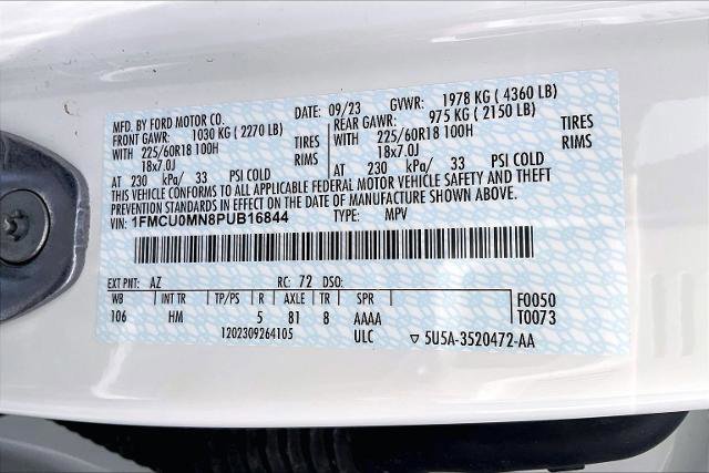 Certified 2023 Ford Escape ST-Line w/ Tech Pack #1 image 28