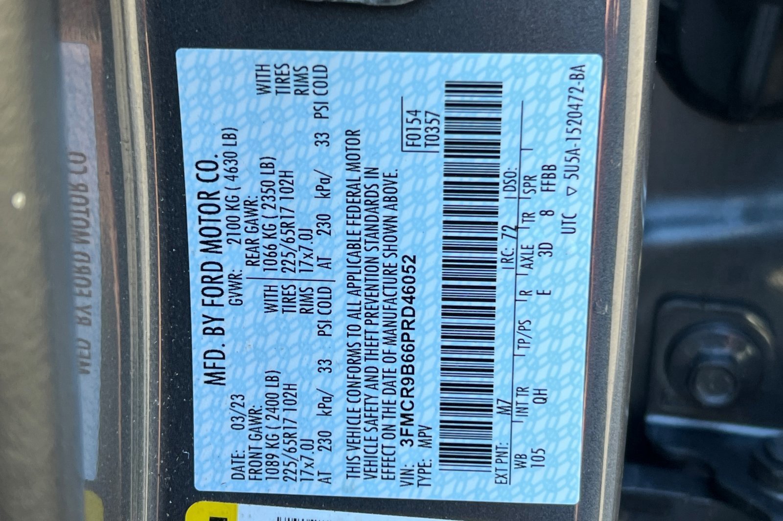 Certified 2023 Ford Bronco Sport Big Bend w/ Convenience Package image 56