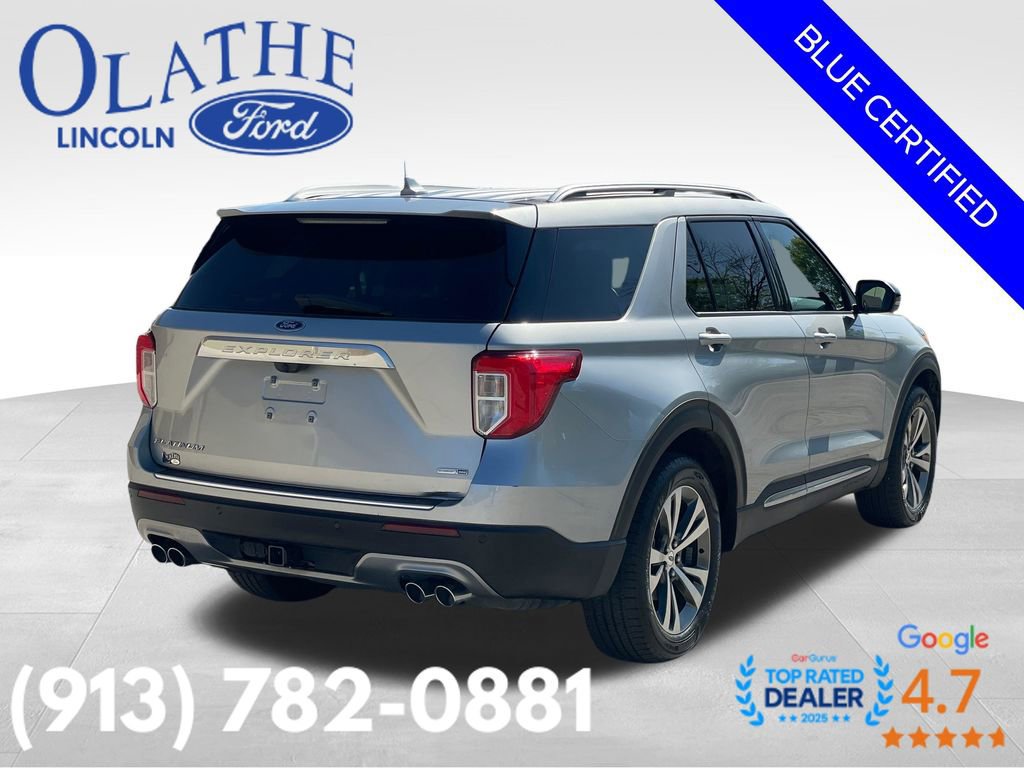 Certified 2020 Ford Explorer Platinum w/ Premium Technology Package AWD/4WD image 3