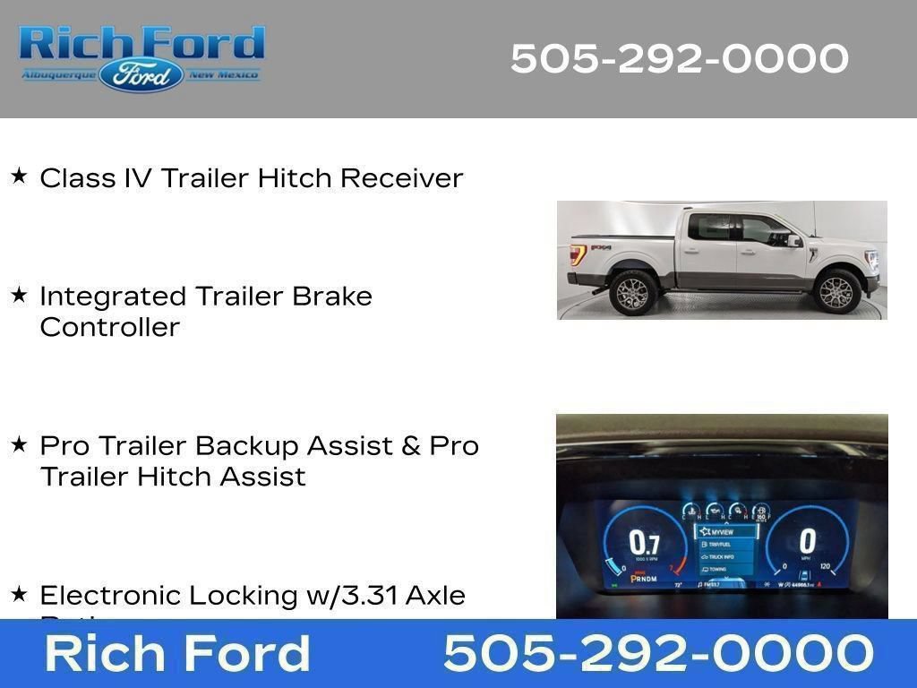 Certified 2023 Ford F150 King Ranch w/ Equipment Group 601A High AWD/4WD image 69