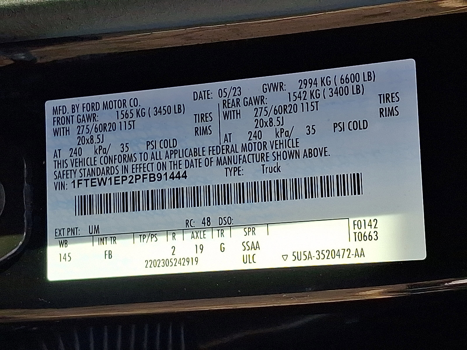 Certified 2023 Ford F150 XLT w/ Equipment Group 302A High image 25