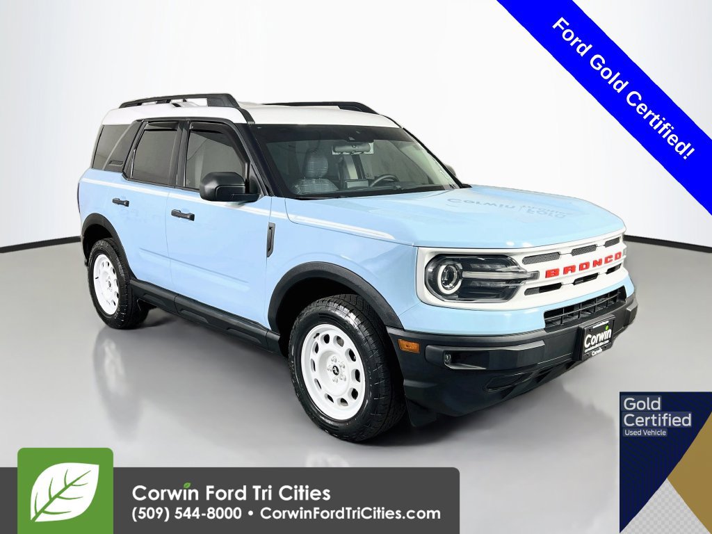 Certified 2024 Ford Bronco Sport Heritage w/ Heritage Convenience Package AWD/4WD 360° Tour